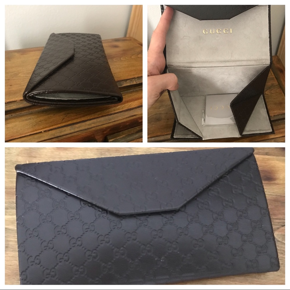 Authentic Gucci foldable CASE for sunglasses